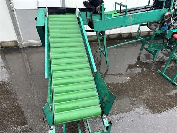 Grote foto greefa mechanische gewichtsorteermachine voor appels en tomaten agrarisch tuinbouw