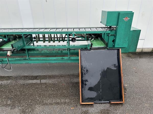 Grote foto greefa mechanische gewichtsorteermachine voor appels en tomaten agrarisch tuinbouw