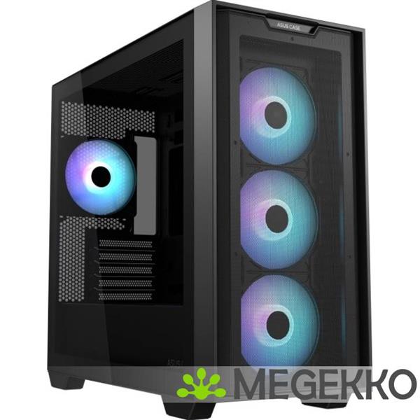 Grote foto asus a21 plus zwart computers en software behuizingen en kasten