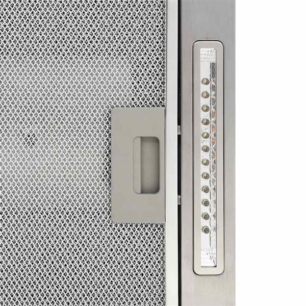 Grote foto vidaxl eilandafzuigkap lcd scherm sensor 756 m u led witgoed en apparatuur keukenmachines