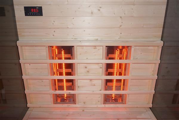 Grote foto 2 persoons infrarood sauna fullspectrum 2200 watt huis en inrichting sauna