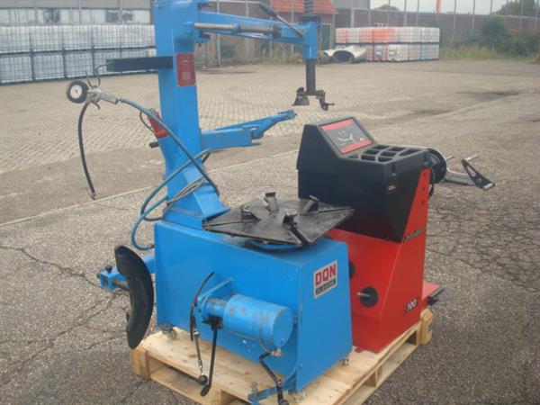 Grote foto banden apparaat du quesne 110 en balanceermachine auto diversen gereedschap