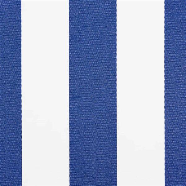 Grote foto vidaxl vervangingsdoek voor zonnescherm blauw en wit 400 x 200 cm tuin en terras overige tuin en terras