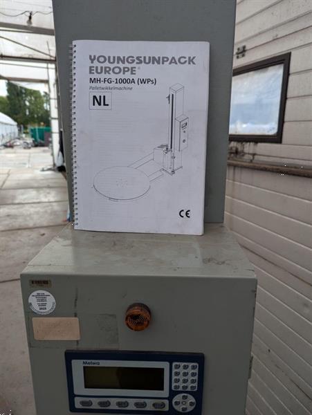 Grote foto youngsunpack europe mh fg 1000a wps palletwikkelaar agrarisch tuinbouw