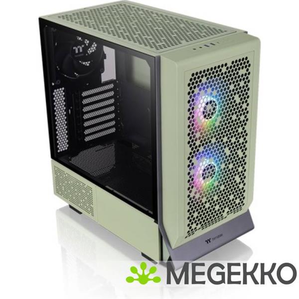 Grote foto thermaltake ceres 300 tg midi tower groen computers en software behuizingen en kasten