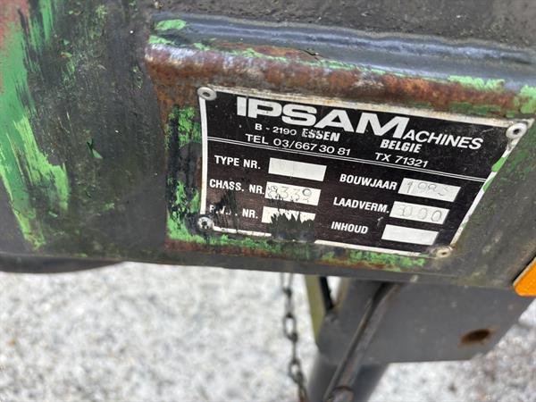 Grote foto ipsam kipper 5 ton agrarisch aanhangwagens
