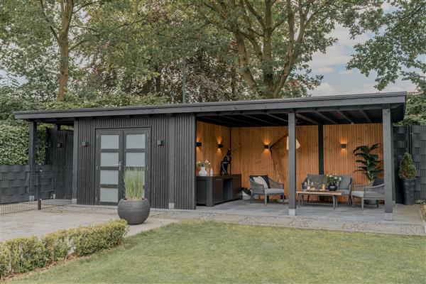 Grote foto maatwerk houten tuinhuizen blokhutten. tuin en terras tuinhuisjes en blokhutten