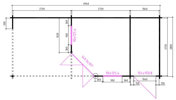 Grote foto nieuw blokhut 4355z tuin en terras tuinhuisjes en blokhutten