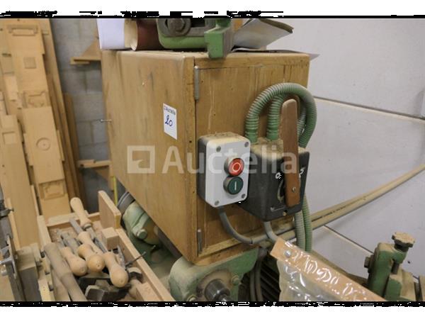 Grote foto houtdraaibank met hempel kopieersysteem doe het zelf en verbouw ijzerwaren en bevestigingsmiddelen