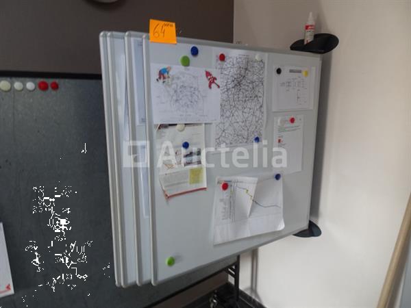 Grote foto 2 metalen borden op wielen 6 magnetische borden doe het zelf en verbouw onderdelen en accessoires
