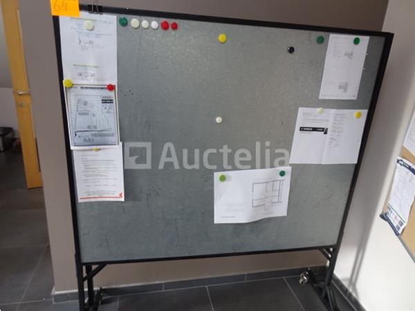 Grote foto 2 metalen borden op wielen 6 magnetische borden doe het zelf en verbouw onderdelen en accessoires