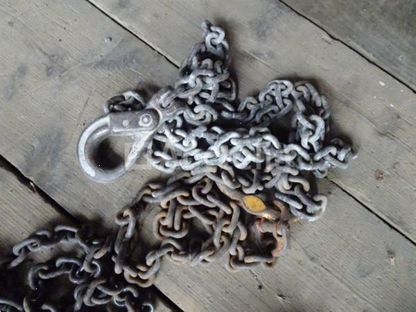 Grote foto een set hijskettingen en haken doe het zelf en verbouw onderdelen en accessoires