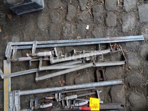 Grote foto een set handgereedschap doe het zelf en verbouw onderdelen en accessoires