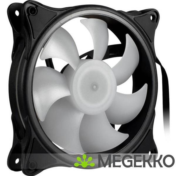 Grote foto inter tech argus rs 08 computer behuizing ventilator 12 cm zwart wit 3 stuk s computers en software overige computers en software