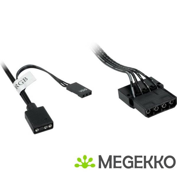 Grote foto inter tech argus rs 08 computer behuizing ventilator 12 cm zwart wit 3 stuk s computers en software overige computers en software