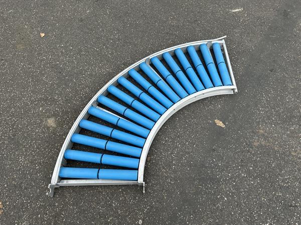 Grote foto rollenbaan bocht 90 40 cm agrarisch transportbanden
