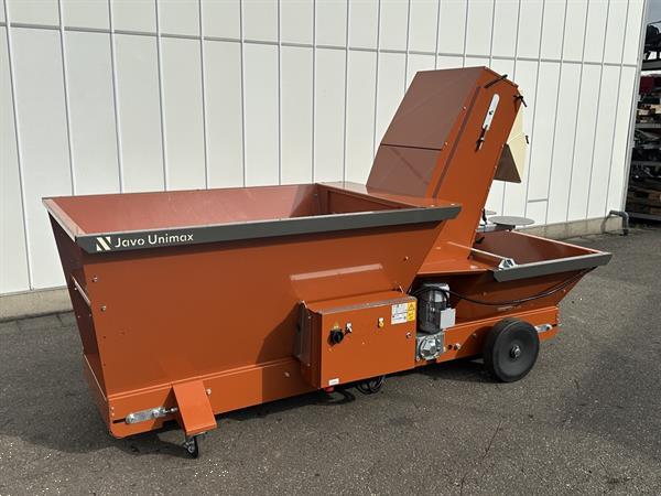Grote foto javo unimax potmachine voor het vullen van grote potten agrarisch tuinbouw