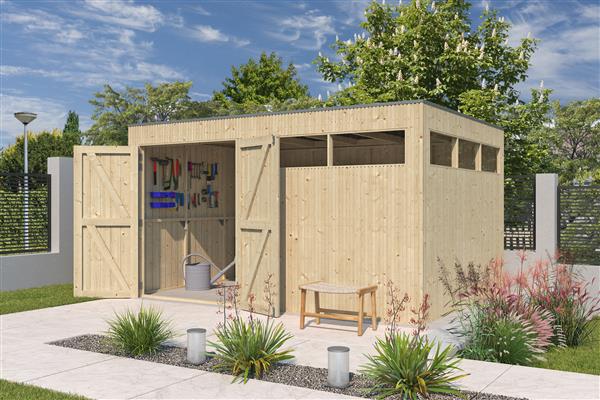 Grote foto nieuw strak tuinhuis qube 8313 tuin en terras tuinhuisjes en blokhutten