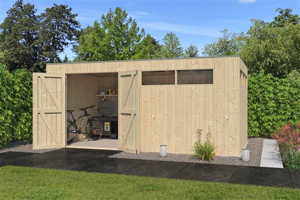 Grote foto nieuw tuinhuis qube 8314 tuin en terras tuinhuisjes en blokhutten