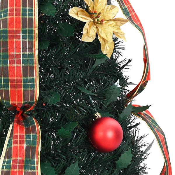 Grote foto vidaxl kunstkerstboom met 50 led met standaard groen 120 cm pvc diversen overige diversen