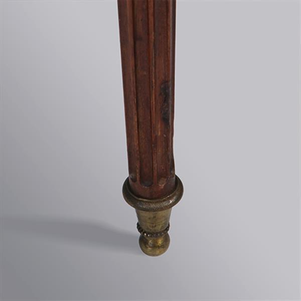 Grote foto gesigneerd sormani franse mahonie bijzettafel met lade napoleon iii no.331530 antiek en kunst stoelen en banken