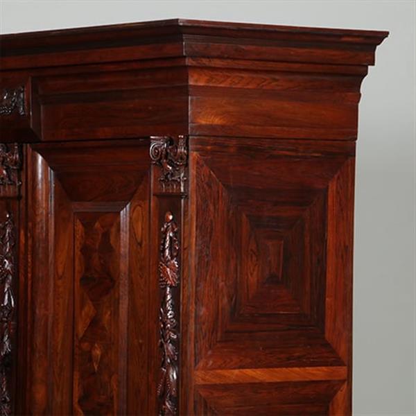 Grote foto majestieuze en zeer verfijnde rankenkast ca 1800 no.331520 antiek en kunst stoelen en banken