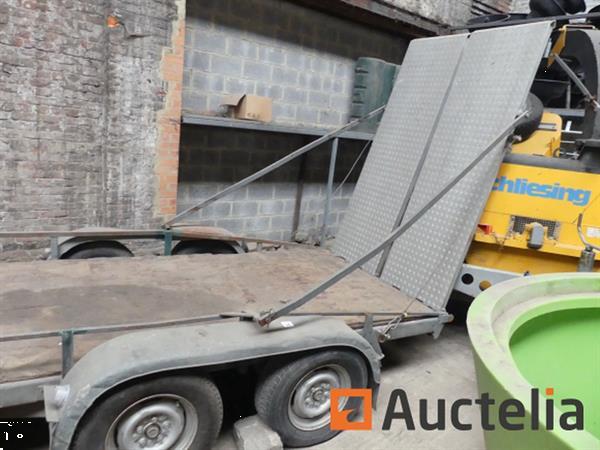 Grote foto packo dubbelassige dieplader agrarisch aanhangwagens