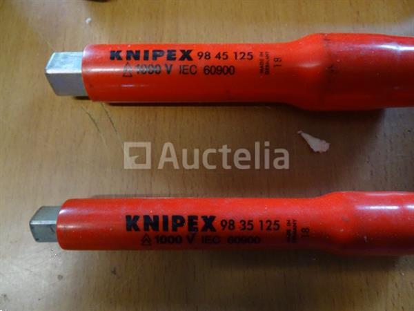 Grote foto 2 knitex racagnacs met 2 verlengstukken en 6 doppen doe het zelf en verbouw gereedschappen en machines