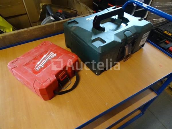 Grote foto 2 milwaukee opbergdozen metabo doe het zelf en verbouw hefwerktuigen