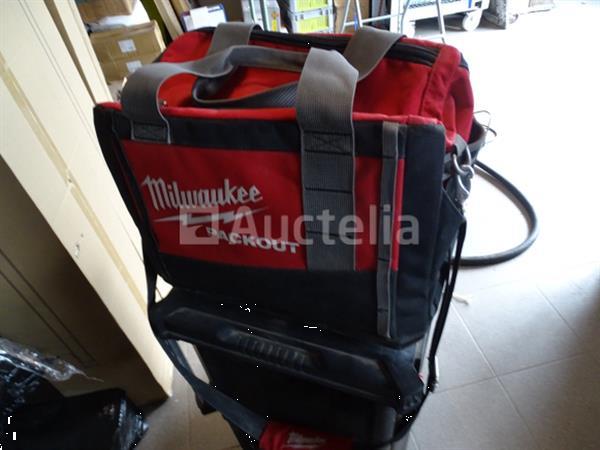 Grote foto set van 2 milwaukee koffers en een opbergtas doe het zelf en verbouw hefwerktuigen