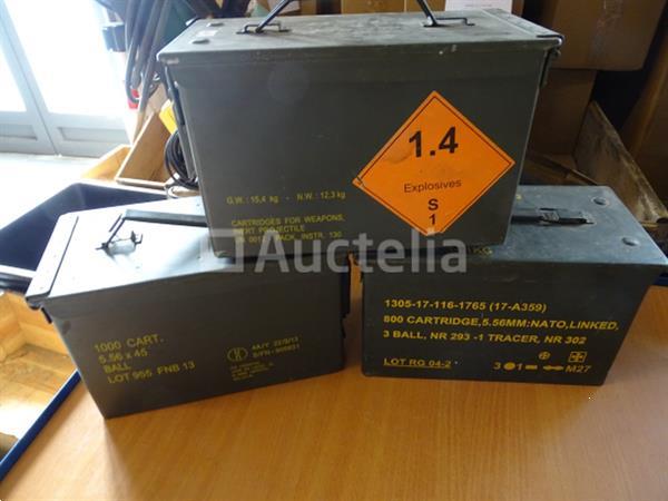Grote foto 3 metalen munitiekisten doe het zelf en verbouw hefwerktuigen