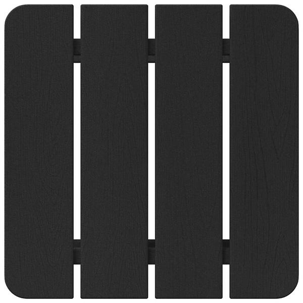 Grote foto vidaxl adirondack zij tafel zwart 38 x 38 x 46 cm hdpe tuin en terras tuinmeubelen