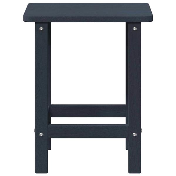 Grote foto vidaxl bijzettafel marineblauw 38 x 38 x 46 cm polyetheen tuin en terras tuinmeubelen