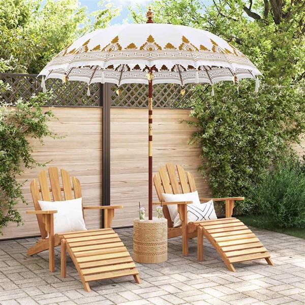 Grote foto vidaxl balinese parasol cr me 210 220 x 260 cm tuin en terras overige tuin en terras