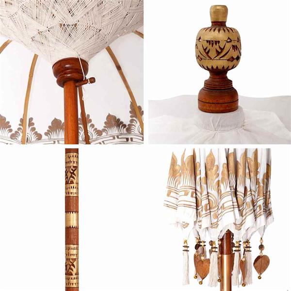 Grote foto vidaxl balinese parasol cr me 210 220 x 260 cm tuin en terras overige tuin en terras