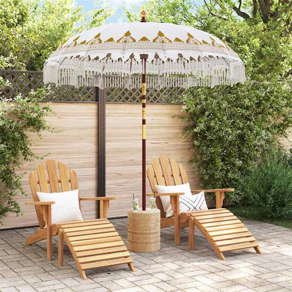 Grote foto vidaxl balinese parasol cr me 210 220 x 260 cm tuin en terras overige tuin en terras