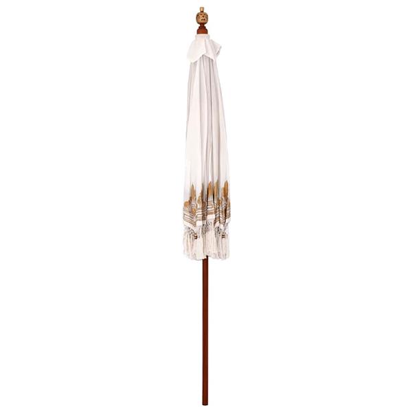 Grote foto vidaxl balinese parasol cr me 210 220 x 260 cm tuin en terras overige tuin en terras