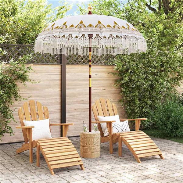 Grote foto vidaxl balinese parasol cr me 180 190 x 260 cm tuin en terras overige tuin en terras
