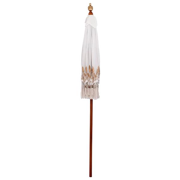 Grote foto vidaxl balinese parasol cr me 180 190 x 260 cm tuin en terras overige tuin en terras