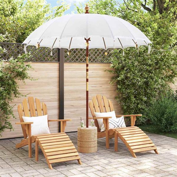 Grote foto vidaxl balinese parasol cr me 210 220 x 260 cm tuin en terras overige tuin en terras