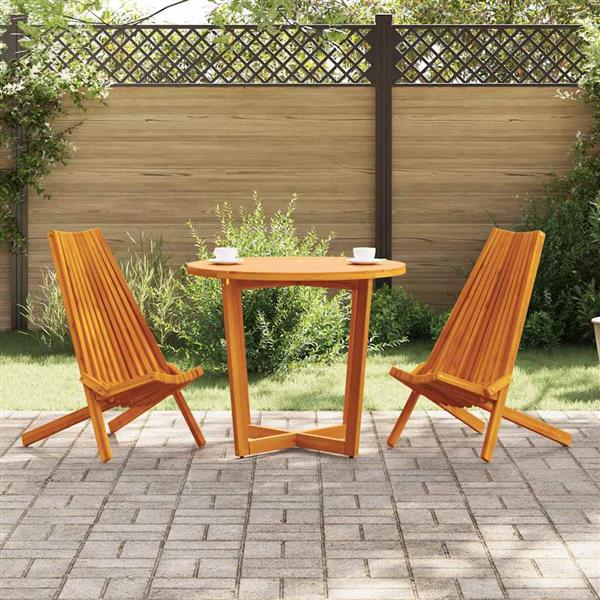 Grote foto vidaxl opvouwbare tuinstoelen 2 pcs bruin 56 x 69 x 84 m tuin en terras tuinmeubelen