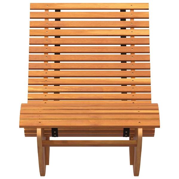 Grote foto vidaxl schommelzoneloungers 2 pcs bruin 154 x 60 x 74 cm tuin en terras tuinmeubelen