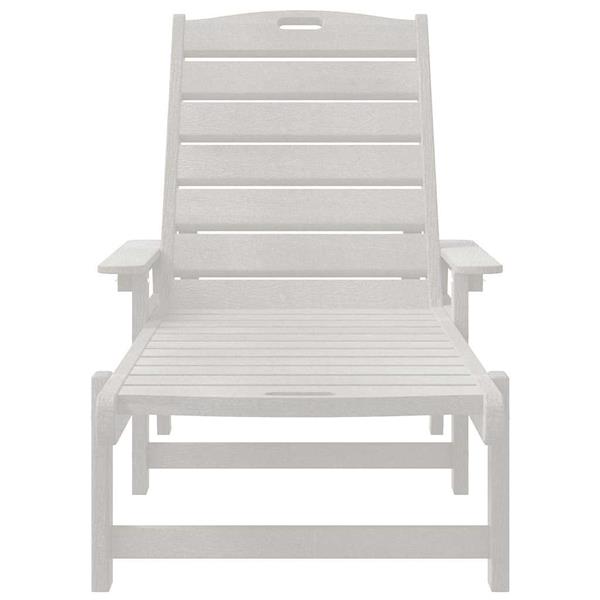 Grote foto vidaxl ligstoel wit 73.5 x 92 x 90cm hdpe tuin en terras tuinmeubelen