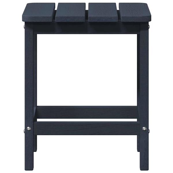 Grote foto vidaxl bijzettafel marineblauw 38 x 38 x 46 cm polyetheen tuin en terras tuinmeubelen