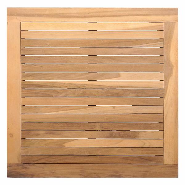 Grote foto vidaxl tuinstafel bruin massief teakhout tuin en terras tuinmeubelen