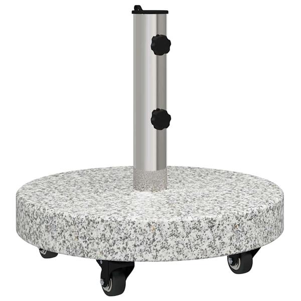 Grote foto vidaxl parasolvoet grijs 45 x 45 x 45 cm graniet tuin en terras overige tuin en terras