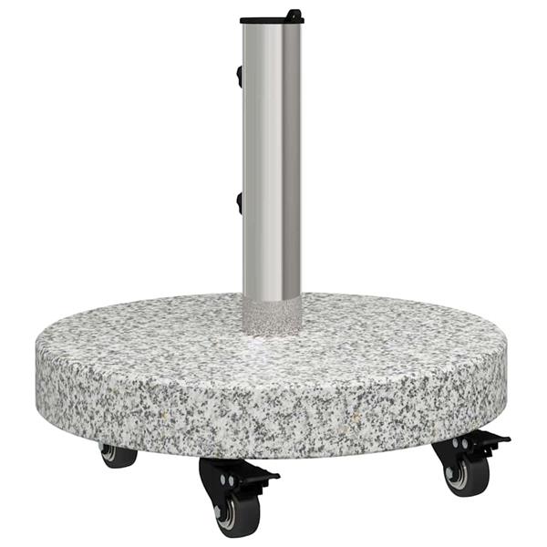 Grote foto vidaxl parasolvoet grijs 45 x 45 x 45 cm graniet tuin en terras overige tuin en terras