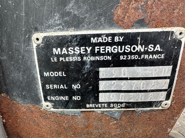 Grote foto massey ferguson 690 agrarisch tractoren