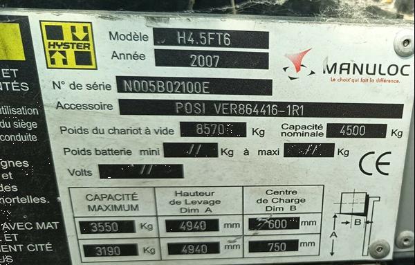 Grote foto hyster diesel agrarisch heftrucks