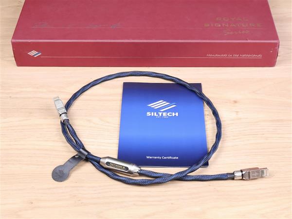 Grote foto siltech royal signature network crown s8 highend digital audio ethernet cable 1 25 metre audio tv en foto onderdelen en accessoires